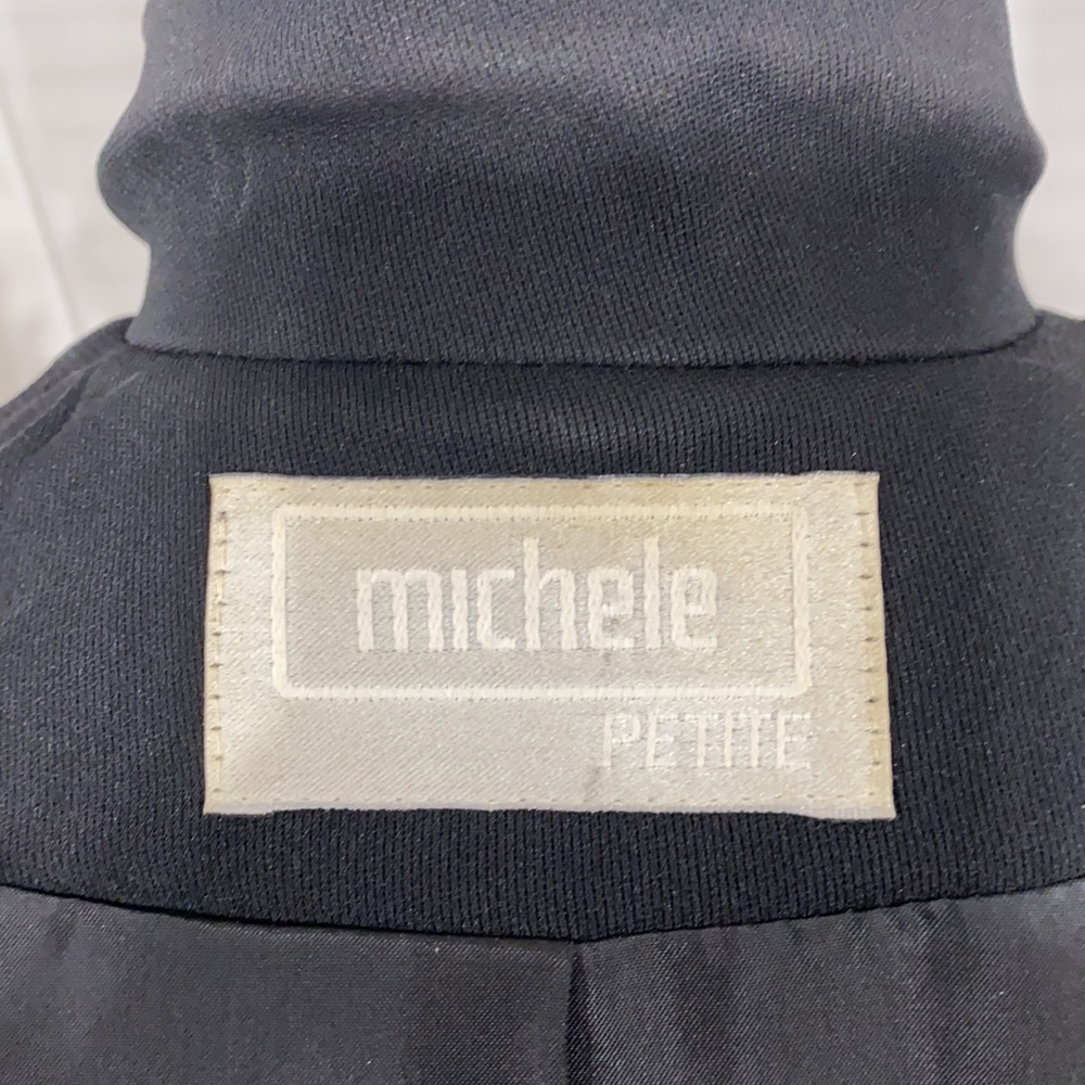 Michele Petite black blazer size 6 - Picture 9 of 10
